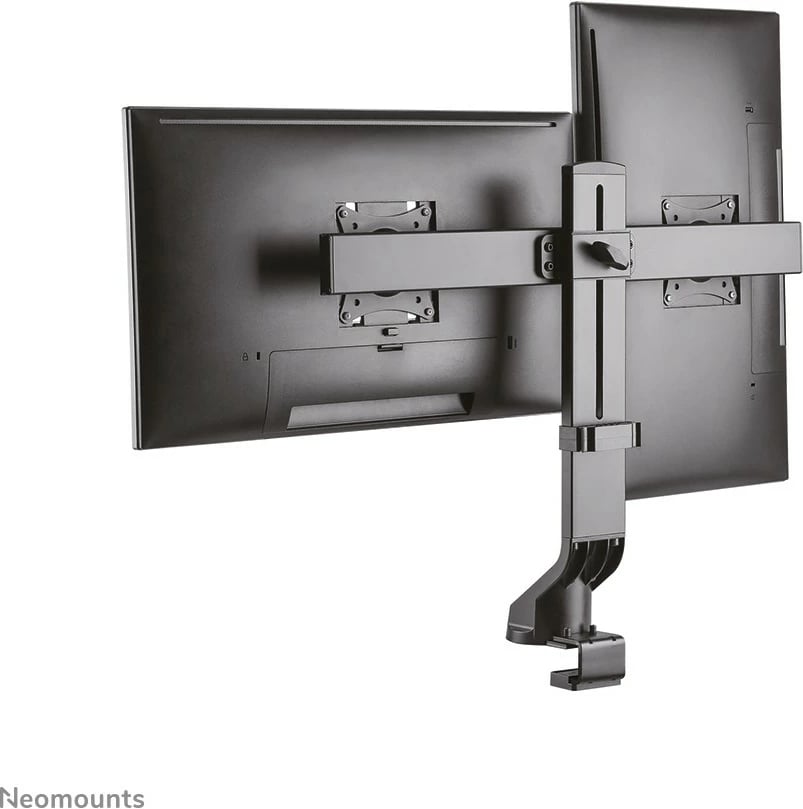 Mbajtës tavoline Neomounts FPMA-D860DBLACK, 2 ekrane, 27", i zi