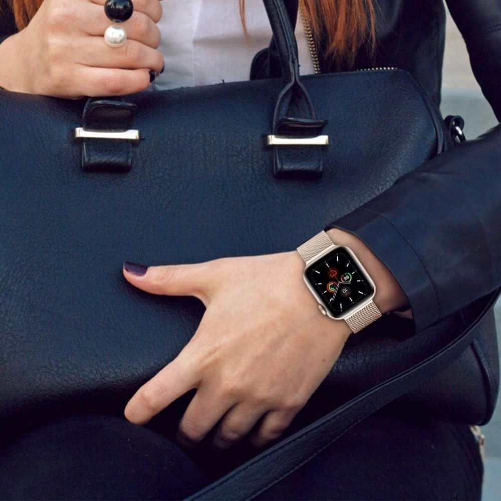 Rrip për Apple Watch Tech-Protect MilaneseBand, 38/40/41 mm, Rozë