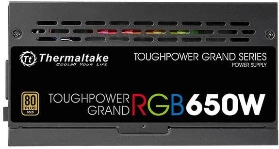 Kasë Thermaltake Toughpower Grand RGB Sync 650W, modular, 80 PLUS Gold, e zezë