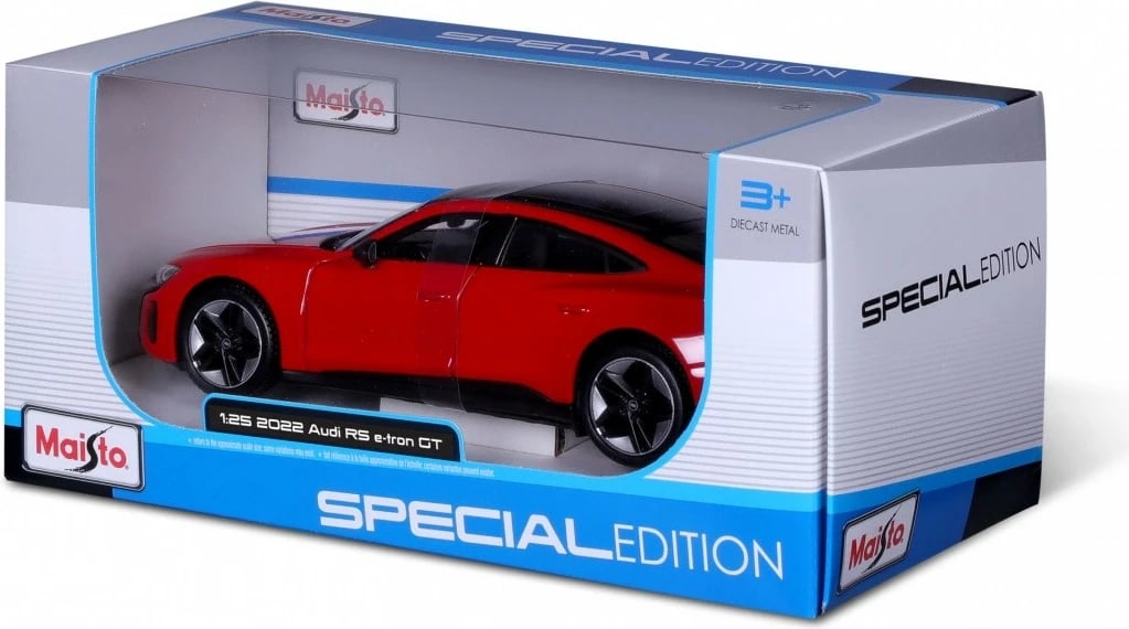 Model veture Maisto Audi RS E-tron GT 2022, 1:25, Kuqe