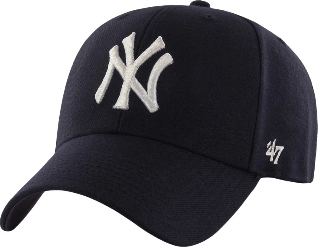 Kapelë me strehë New York Yankees 47 Brand, unisex navy
