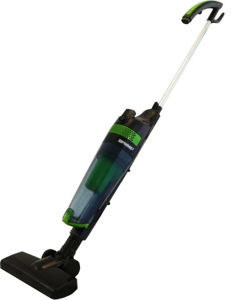 Fshesë elektrike vertikale PRIME3 SVC11, pa qese, 1.5L, HEPA, E zezë/Gjelbër