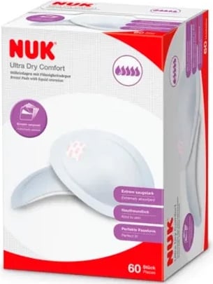 Disqe mbrojtëse për gjoks NUK Ultra Dry Comfort 60 copë