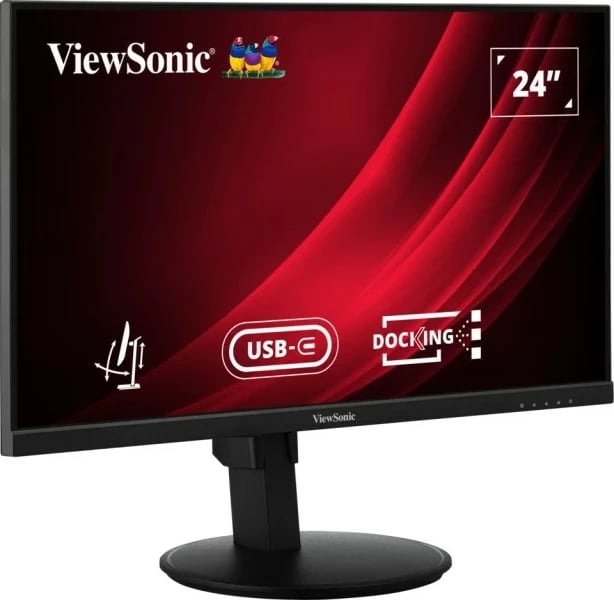 Monitor ViewSonic VG2409U-2, 23.8", Full HD, LED, i zi