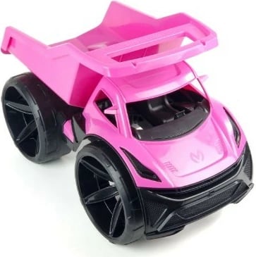 Kamion basculues lodër, Wader, Maximus 64060, 59 cm, plastikë, rozë