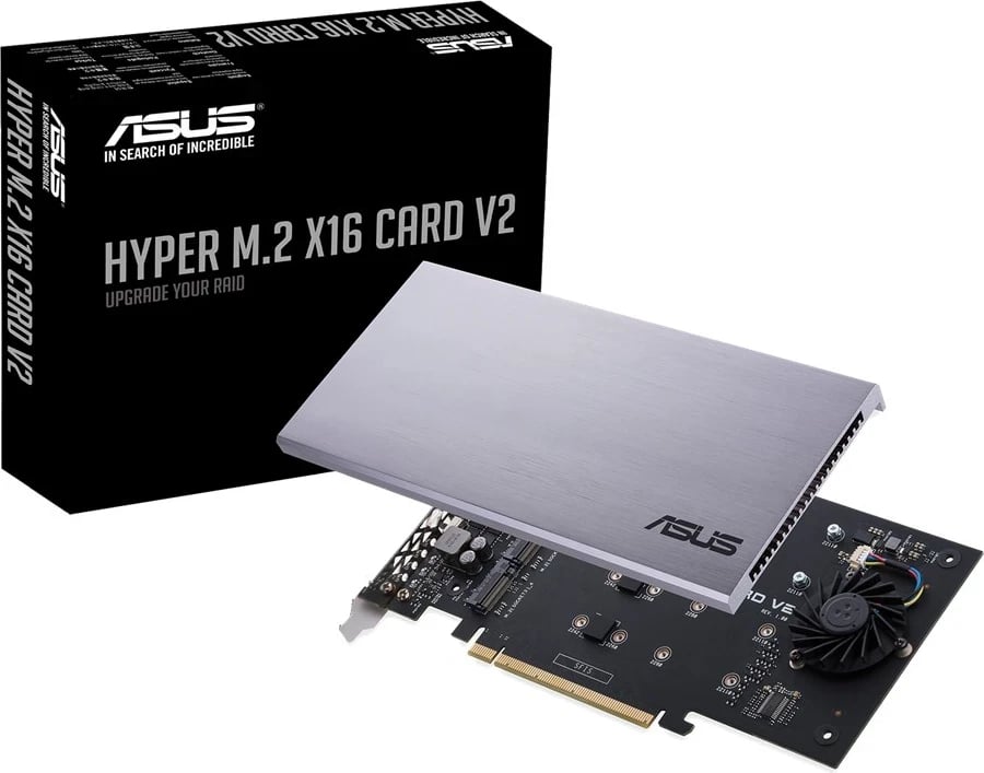 Kartë ndërfaqe ASUS HYPER M.2 X16 V2, brenda