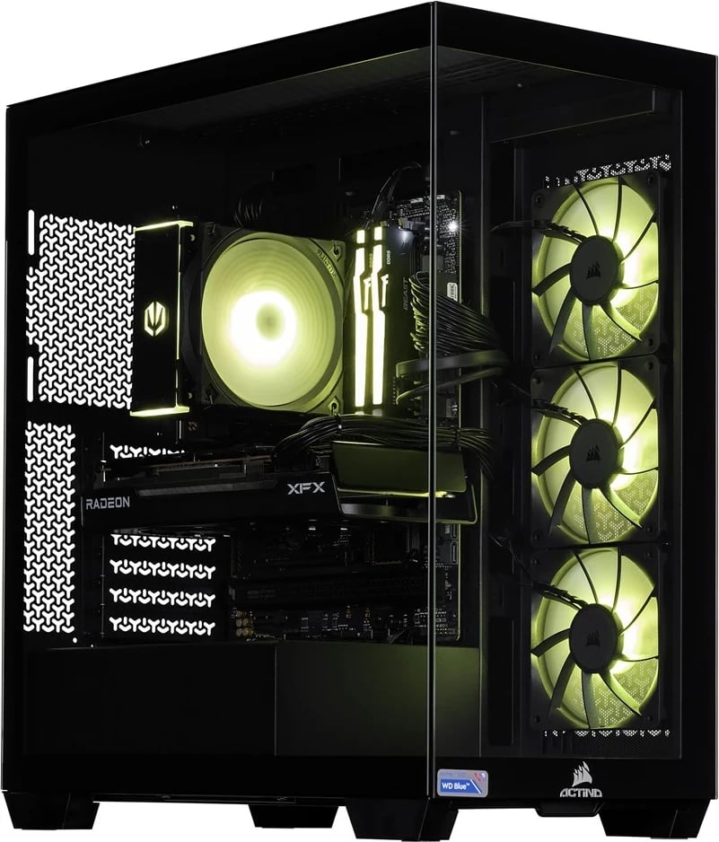 Kompjuter Gaming, AMD Ryzen 5, 32GB RAM, 1TB SSD, AMD Radeon RX 7800 XT 