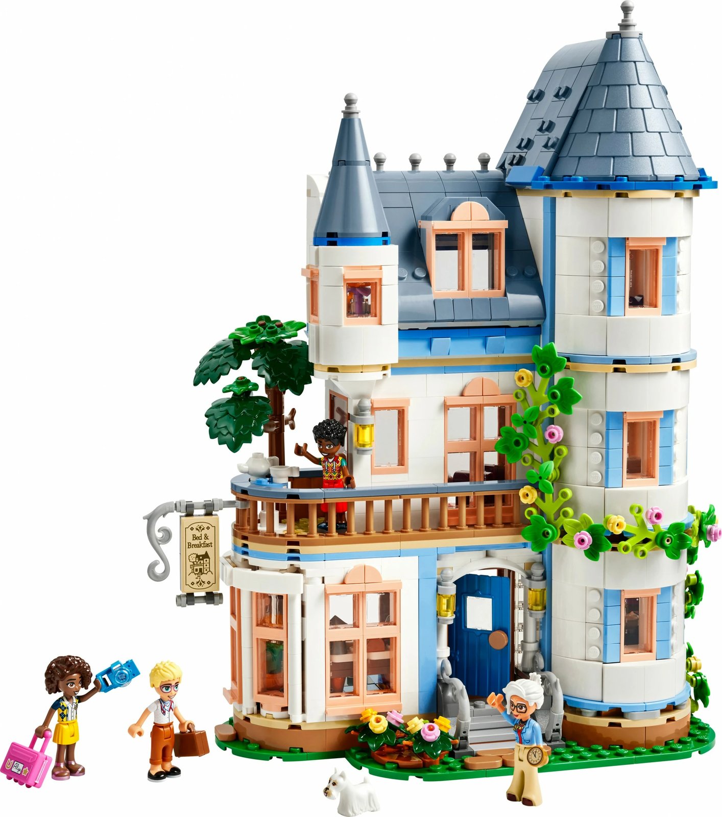 Set ndërtimi LEGO Friends 42638, kështjellë me akomodim, shumëngjyrësh