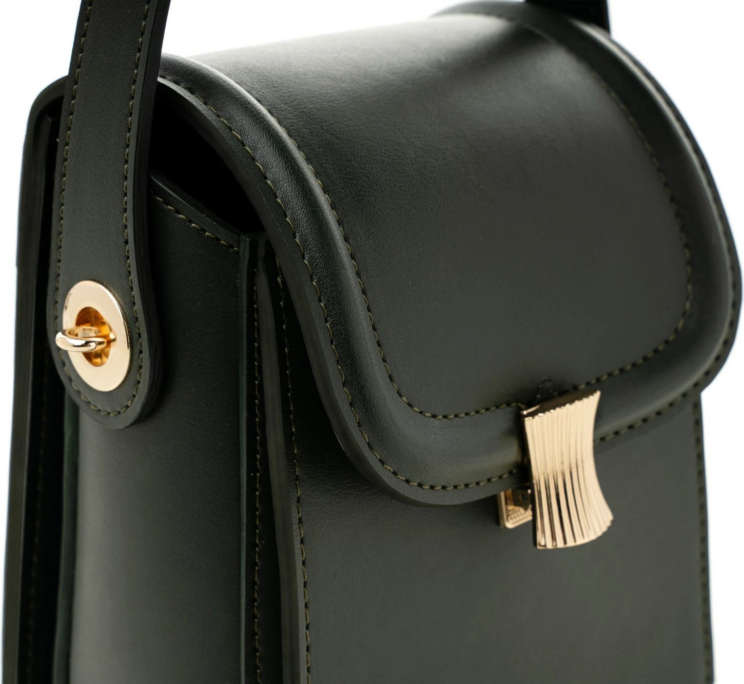 Çantë crossbody, ngjyrë e gjelbër e errët, Vince Camuto, Lagoon