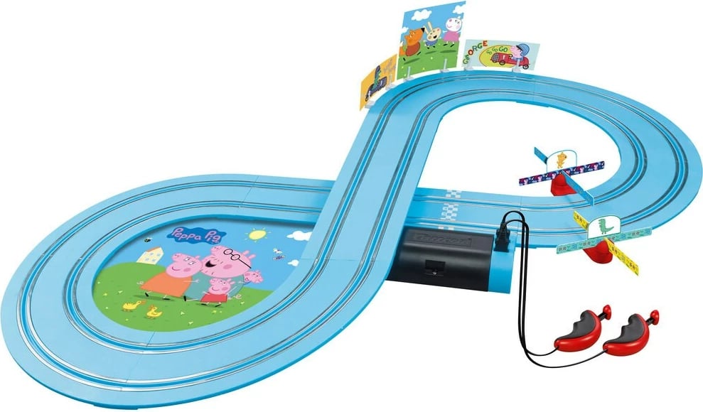 Set garash Carrera Peppa Pig Kids GranPrix, për fëmijë, Shumëngjyrësh