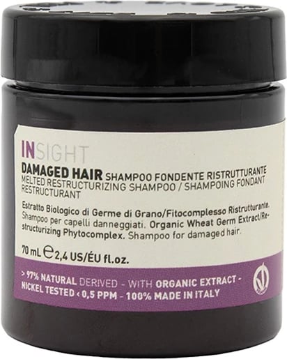 Shampon për femra INSIGHT Damaged Hair Concentrated, 70ml