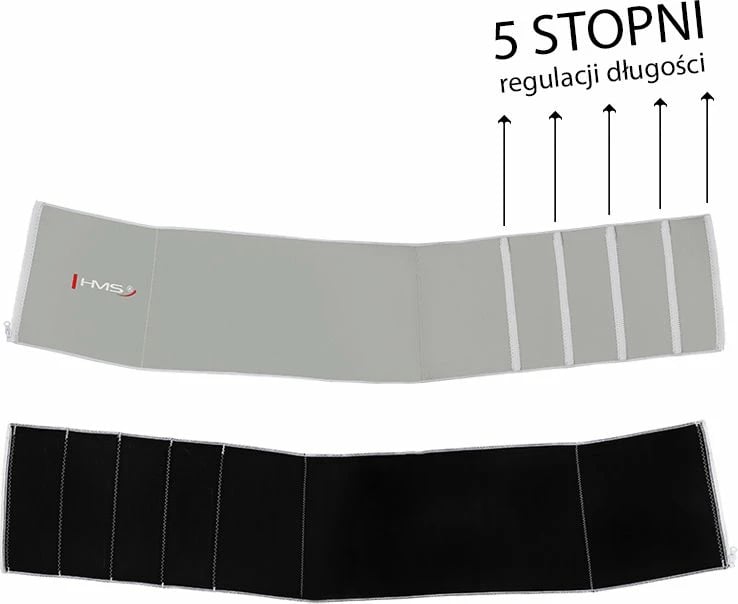 Rrip dobësimi për meshkuj/femra HMS, i zi/gri