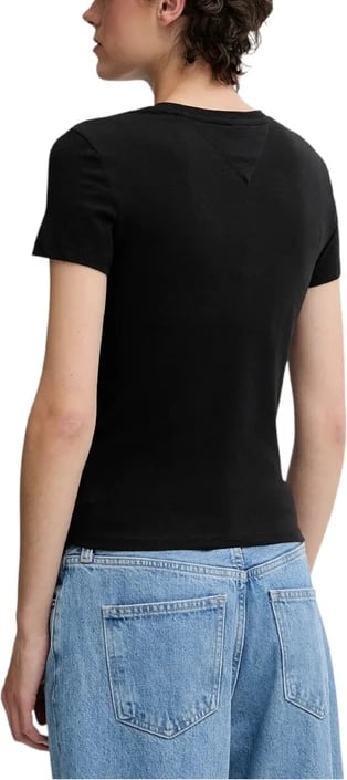 Maicë Tommy Hilfiger Jeans femra e zezë