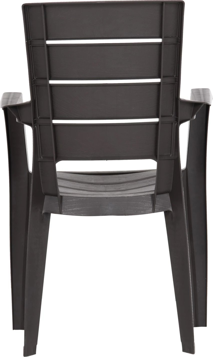 Karrige me krahë polipropileni DERYA FH6144.06 ngjyrë kafe 56,5x55x87H cm