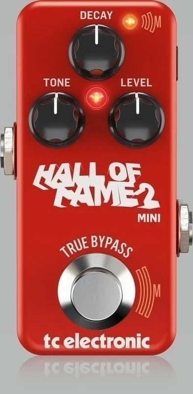 Efekt reverb TC Electronic HOF 2 Mini, TonePrint, e kuqe