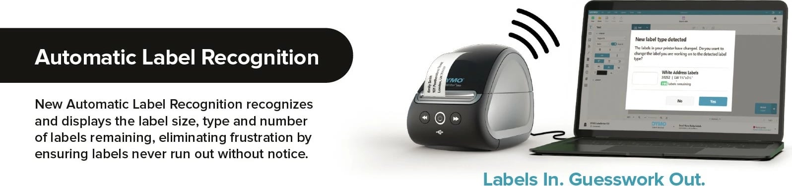 Printer etiketa Dymo LabelWriter 5XL, wide-format, pa toner, i zi