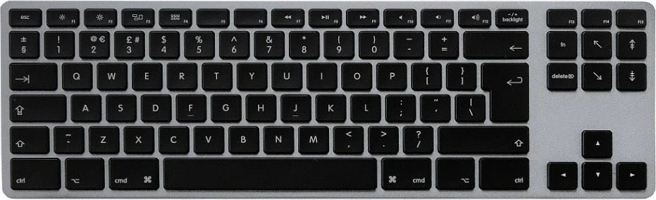 Tastierë Matias FK308L për Mac, alumini, RGB, me kabllo, Space Gray