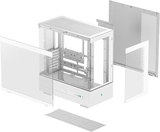 Kasë Deepcool CH690 DIGITAL WH, Tower, ATX, micro ATX, Mini-ITX, bardhë