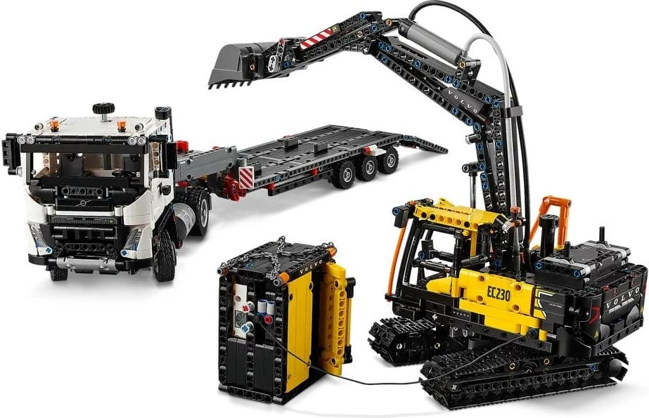 Set ndërtimi LEGO Technic Volvo FMX Truck & EC230 Electric Excavator, 2274 pjesë, për fëmijë 10+, plastikë