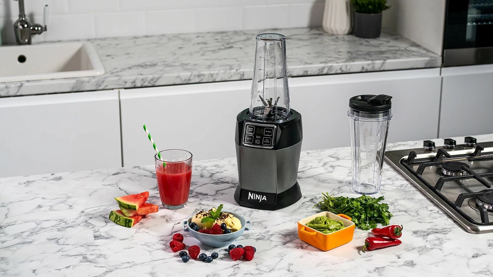 Blender Ninja BN495, 0.7 L, 1000 W, Anthracite