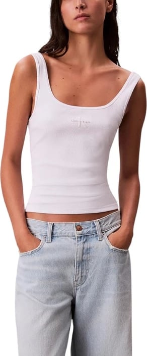 Maicë femra Calvin Klein Jeans, e bardhë