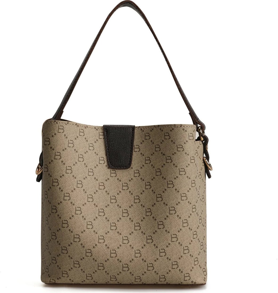 Çantë bucket Lucky Bees, krem, kafe, 328 v2