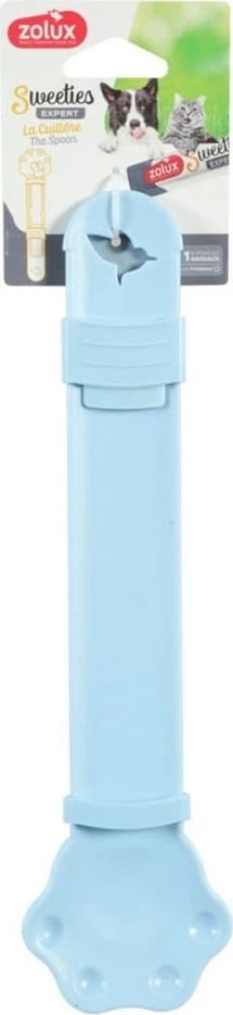 Lugë plastike për qen dhe mace ZOLUX Sweeties, kaltër