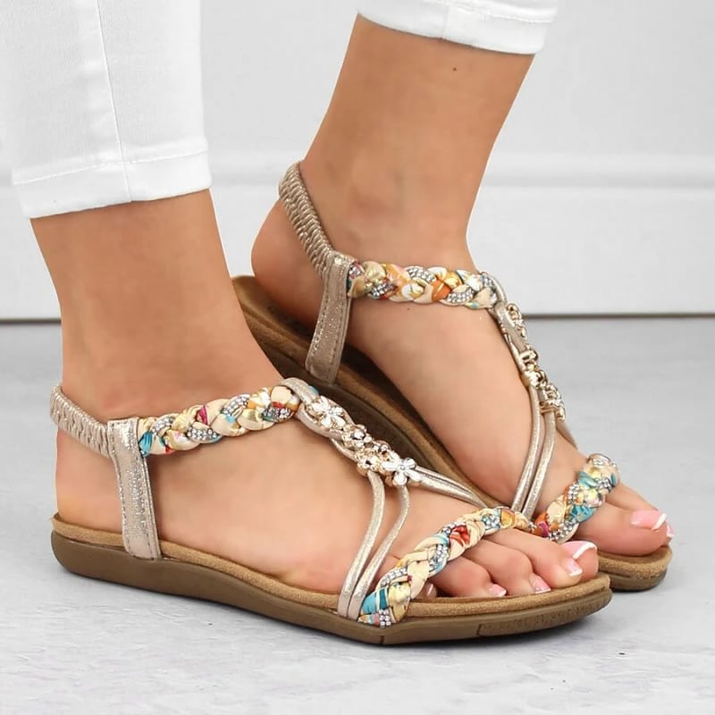 Sandale slip-on për femra Artiker, ngjyrë bezh