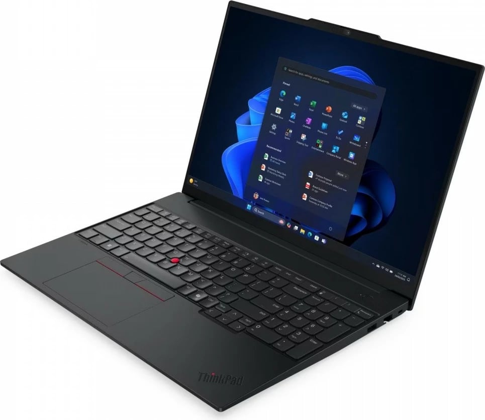 Laptop Lenovo ThinkPad E16 Gen 3 21SR0070PB, 16", Intel Core Ultra 5 225U, 16 GB RAM, 512 GB SSD, Windows 11 Pro, Zi