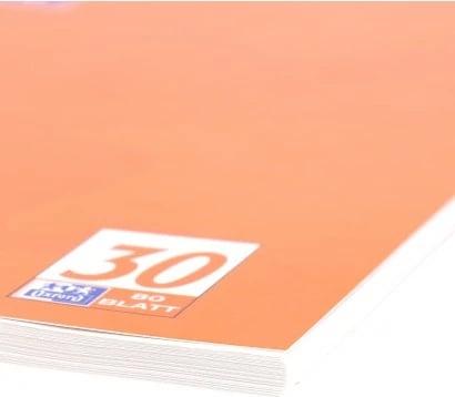 Fletore OXFORD 100050359, A4, 80 fletë, 90g, portokalli