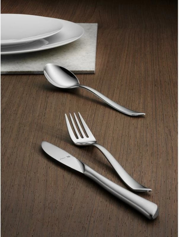 Set takëmesh, WMF, Virginia 4200 (11 4200 6391), 66 copë, për 12 persona, çelik inox Cromargan protect, argjendtë