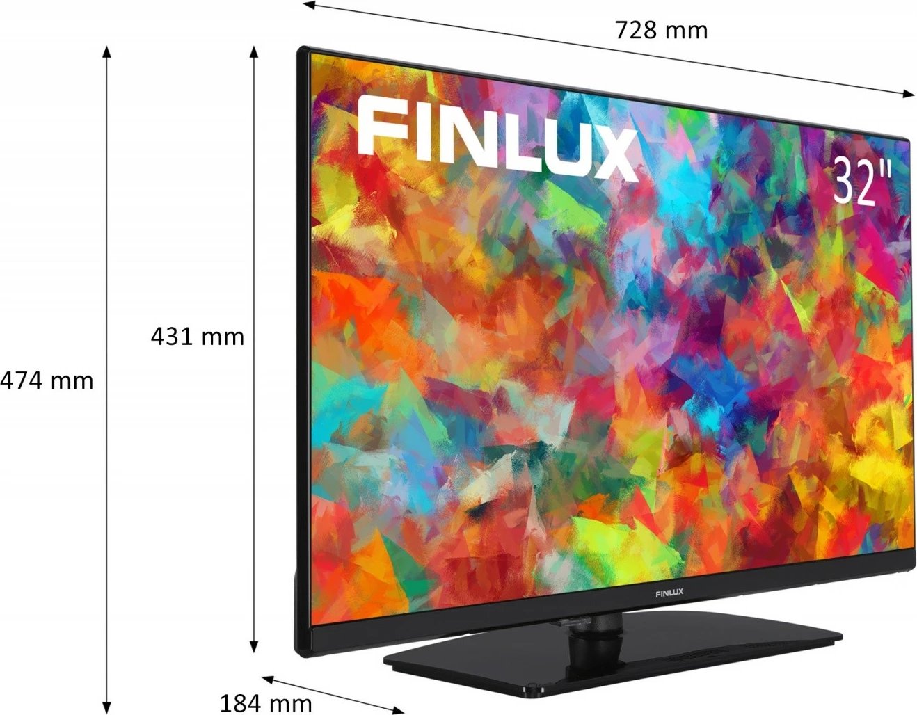 Televizor LED Finlux 32BCH500, 32 inç, HD Ready, i zi