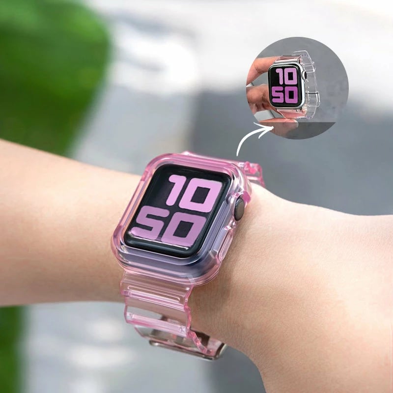 Rrip dhe mbështjellës Hurtel për Apple Watch 2/3, 38mm, i kuq