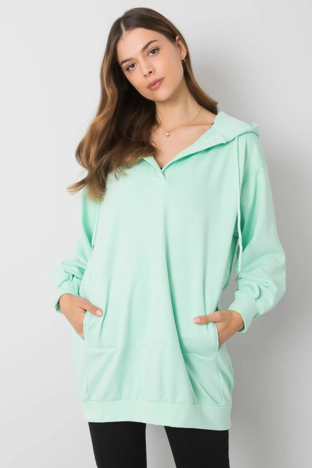 Sweatshirt femra Ex Moda 172641, e gjelbër