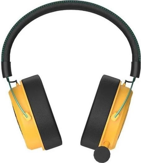 Kufje A4Tech Bloody MR595, Bluetooth 5.3, 2.4G, me kabllo, 7.1 virtuale, të verdha