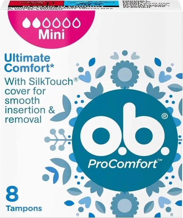 Tampona mini O.B. ProComfort për femra 8 copë