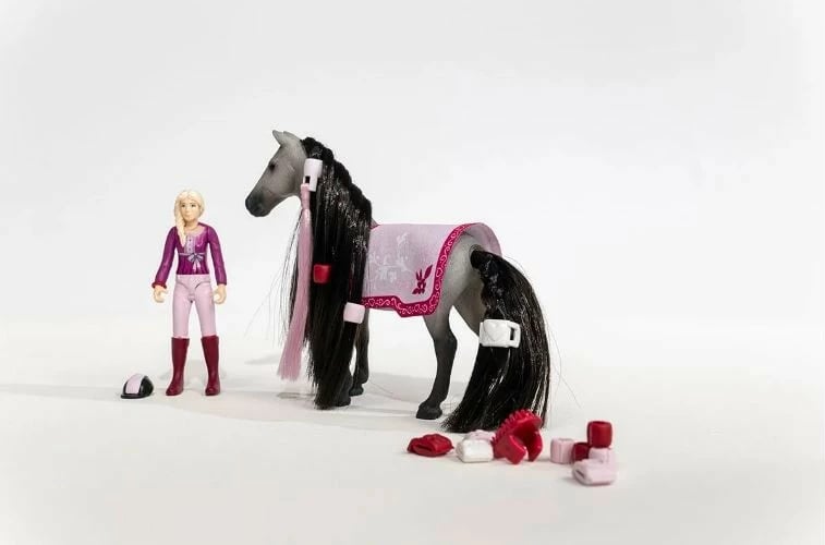 Set lodrash Schleich Starter Set Sofia and Dusty Figures, me aksesorë, për fëmijë