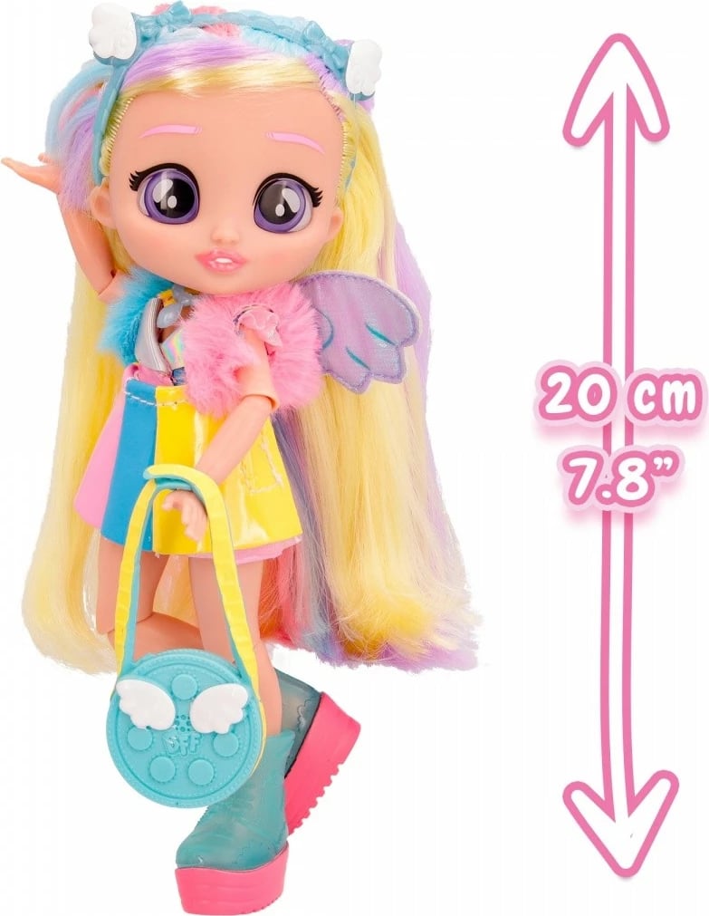 Kukull Cry Babies BFF Actress Jenna, Tm Toys, 20cm, shumëngjyrëshe
