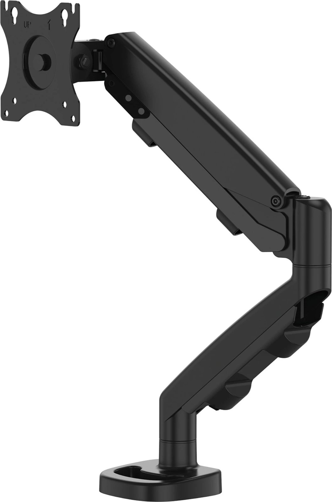 Krah monitori Fellowes Eppa 9683101, 40 inç, rregullim lartësie, Clamp/Grommet, e zezë