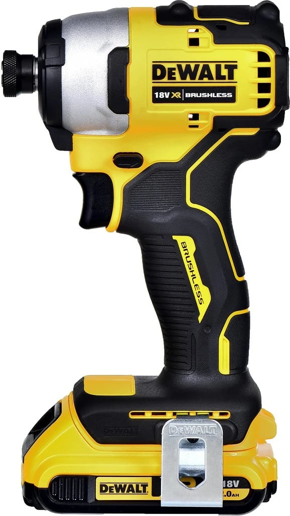 Makine goditëse DeWALT DCF809D2T me bateri 18V, 2Ah, 3200 RPM, zezë/verdhe Makine goditëse DeWALT DCF809D2T me bateri 18V, 2Ah, 3200 RPM, zezë/verdhe