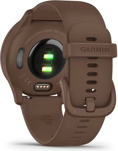 Smartwatch Garmin vívomove Sport, OLED, GPS, ngjyrë ari rozë