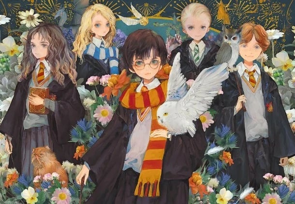 Puzzle 1000 pjesësh Trefl Harry Potter, 68.3x48 cm