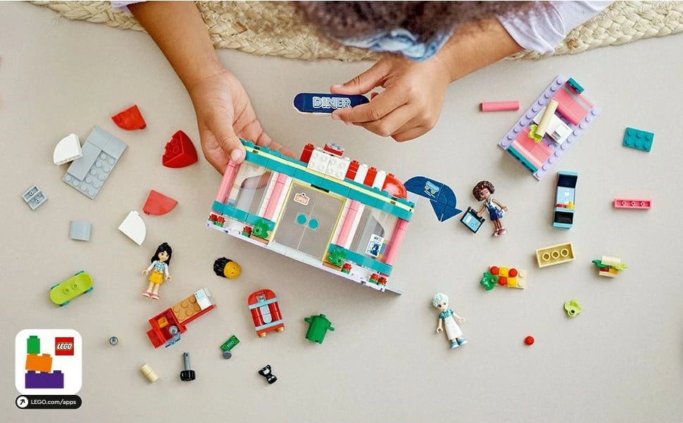 Set ndërtimi LEGO Friends 41728, restorant, shumëngjyrësh