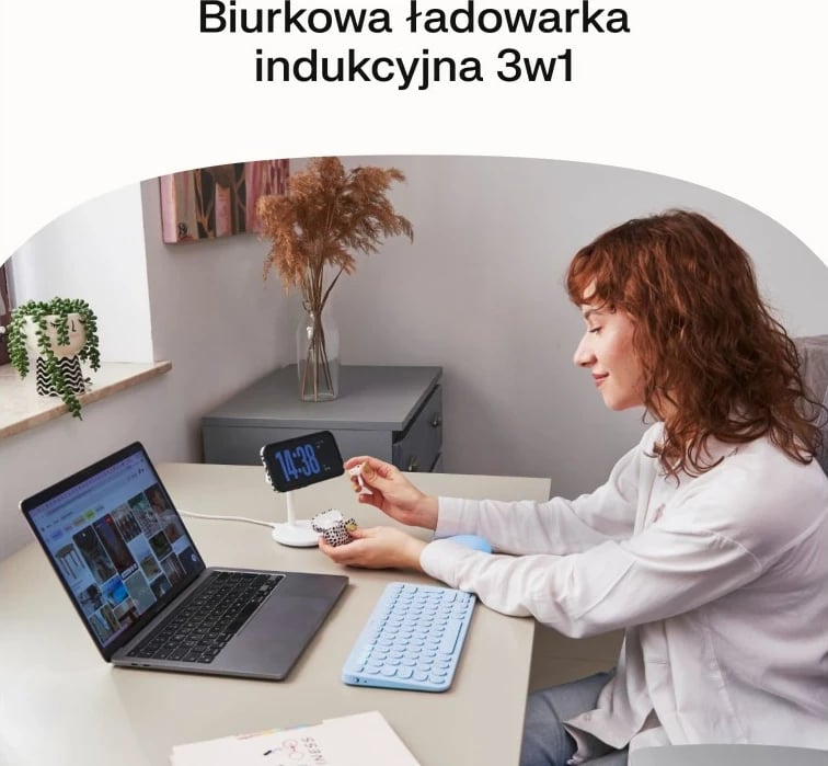 Karikues wireless Green Cell MSST-GC-3IN1-B për celular, kufje, smartwatch, i zi Karikues wireless Green Cell MSST-GC-3IN1-B për celular, kufje, smartwatch, i zi