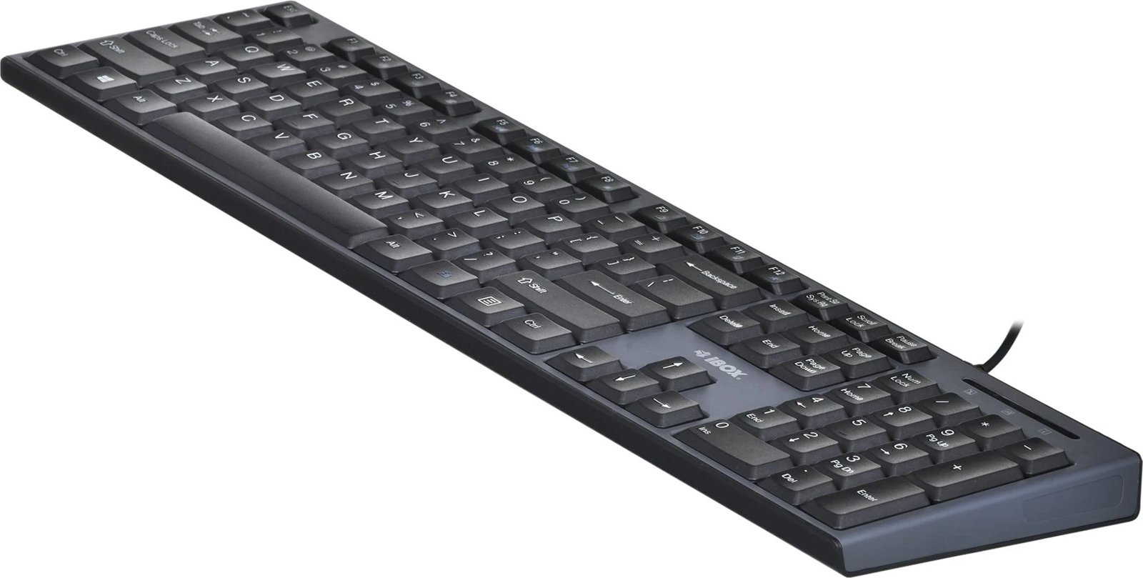 Tastierë dhe maus IBOX IKMS606, USB, QWERTY, Anglisht, E zezë