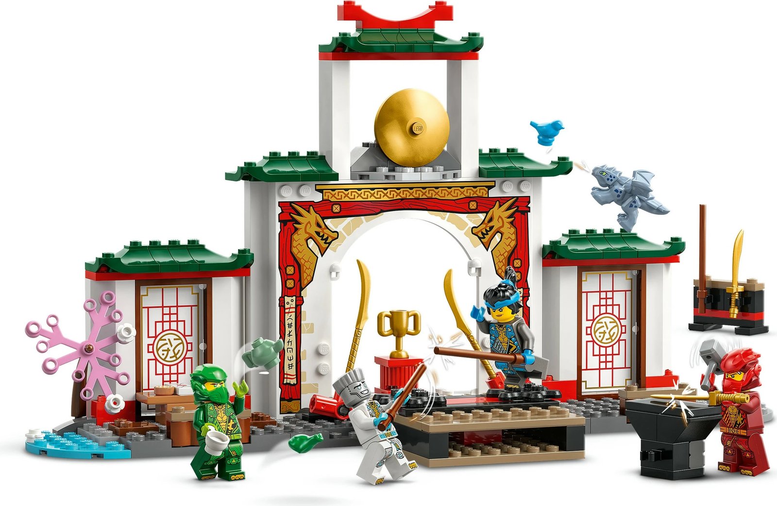 Set ndërtimi LEGO Ninjago 71831 Spinjitzu Tempel, 158 pjesë, multikolor