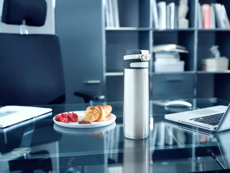 Termos udhëtimi LEIFHEIT 3272, 600 ml, çelik inoks, argjend
