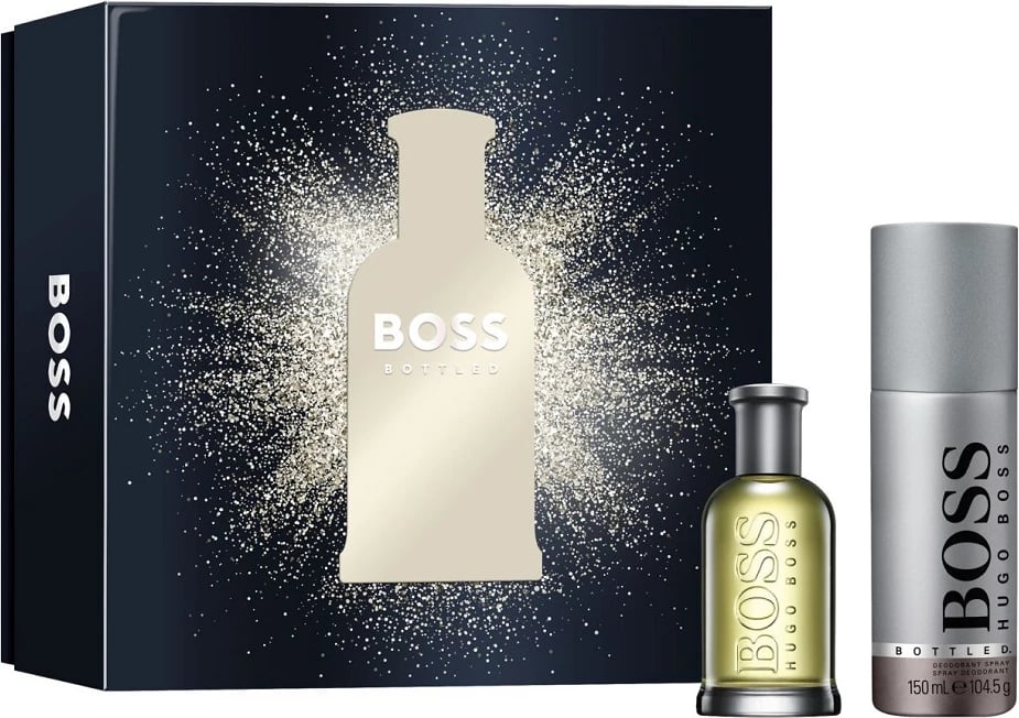 Set Eau de Toilette dhe Deodorant për meshkuj Hugo Boss Bottled, 50ml + 150ml