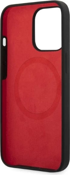 Mbështjellës Ferrari FESSIHMP13LBK për iPhone 13 Pro/13 6.1", silikon, MagSafe, zi