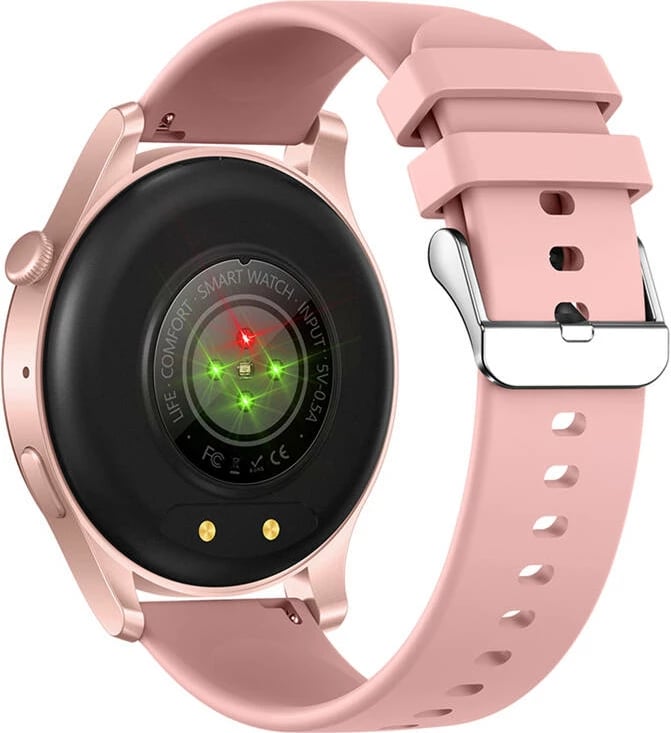 Smartwatch Colmi V73, 1.43" AMOLED, për iOS/Android, Rozë